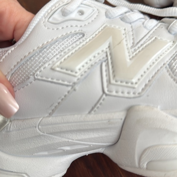 New Balance 9060 Triple White - Picture 8 of 8